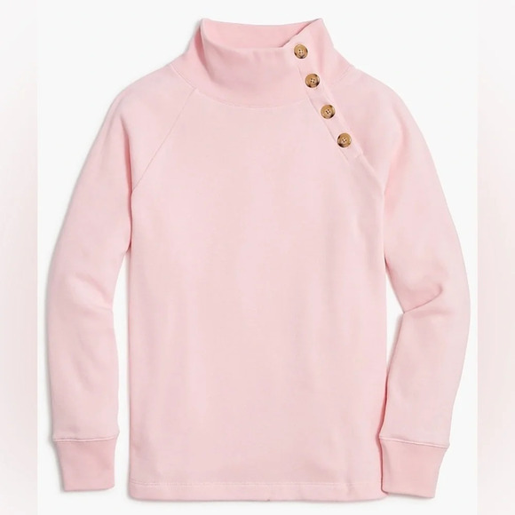 J. Crew Tops - J Crew pink asymmetrical button up collar